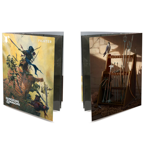 

Папка для карт D&D Class Folio With Stickers: Fighter Ultra Pro