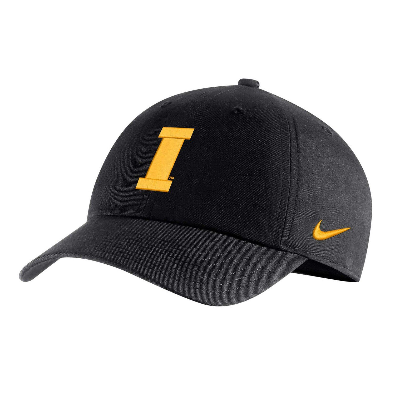 

Мужская регулируемая кепка с логотипом Nike Black Iowa Hawkeyes Heritage86