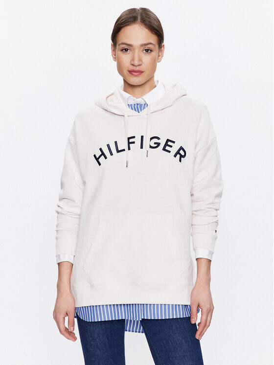 

Толстовка свободного кроя Tommy Hilfiger, экрю
