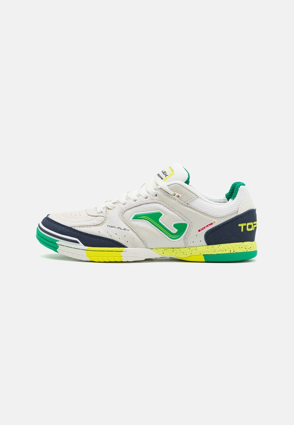 

Обувь для футзала Top Flex Joma, цвет off white/green/yellow