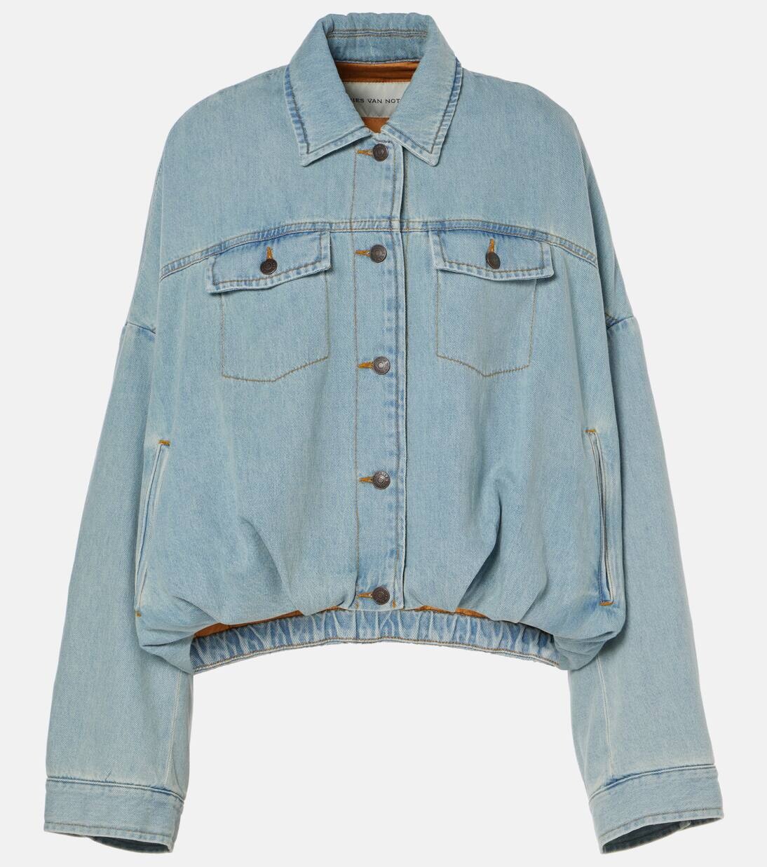 

Джинсовая куртка Dries Van Noten, цвет ice blue