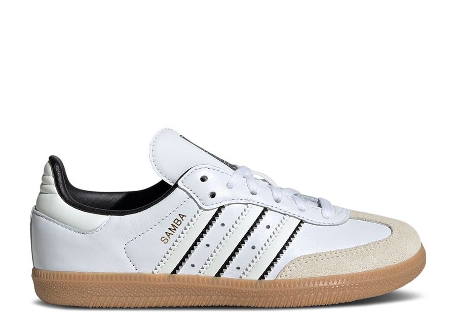 

Кроссовки adidas Samba OG C, цвет Double White Black Gum