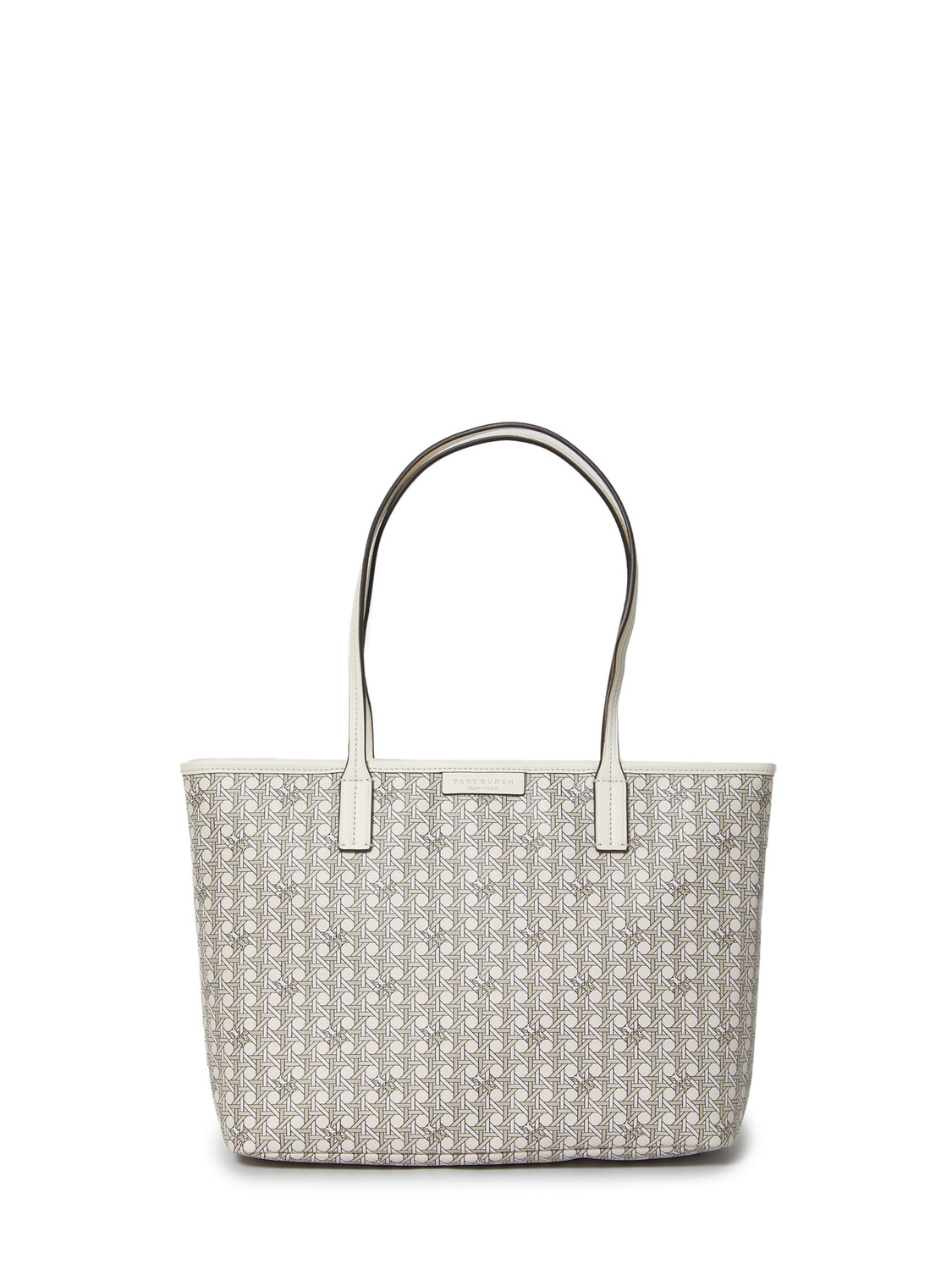 Сумка-тоут Tory Burch Small Basketweave, белый кремового цвета 1 я камуфляжная сумка тоут bape