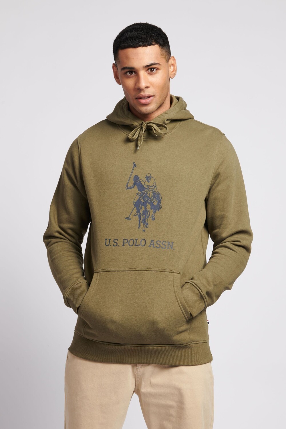 

Мужская толстовка Burnt Olive Rider BB OH U.S. Polo Assn, зеленый