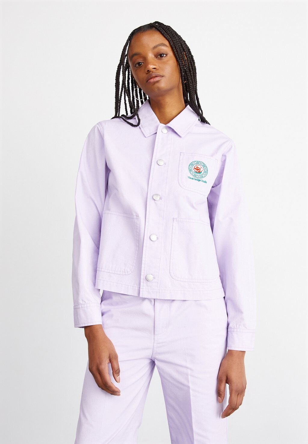 

Легкая куртка ROSE CHORE JACKET Obey Clothing, цвет orchid petal