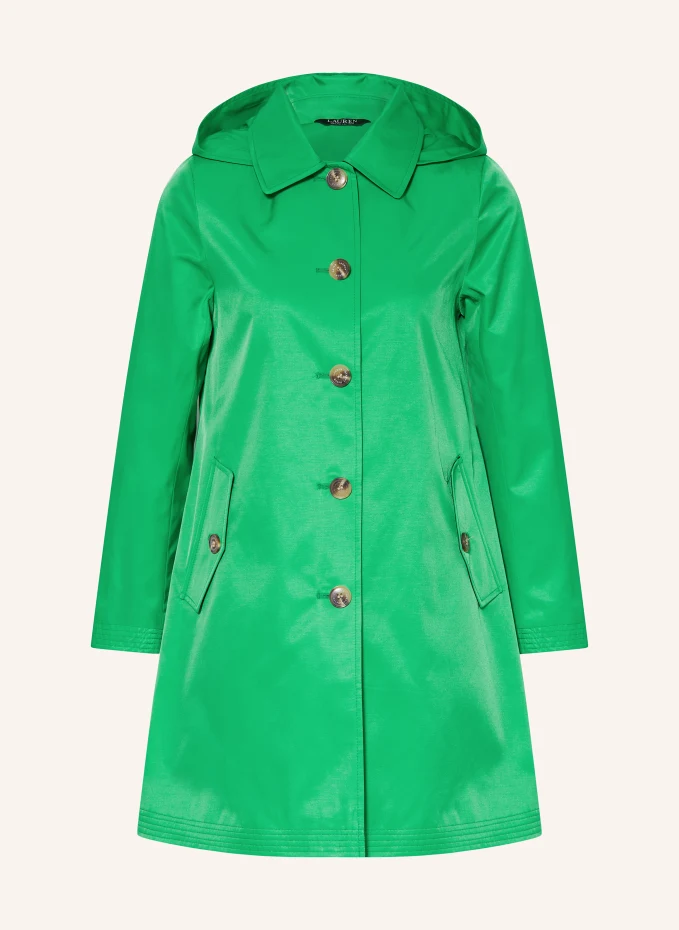

Тренч Lauren Ralph Lauren, зеленый