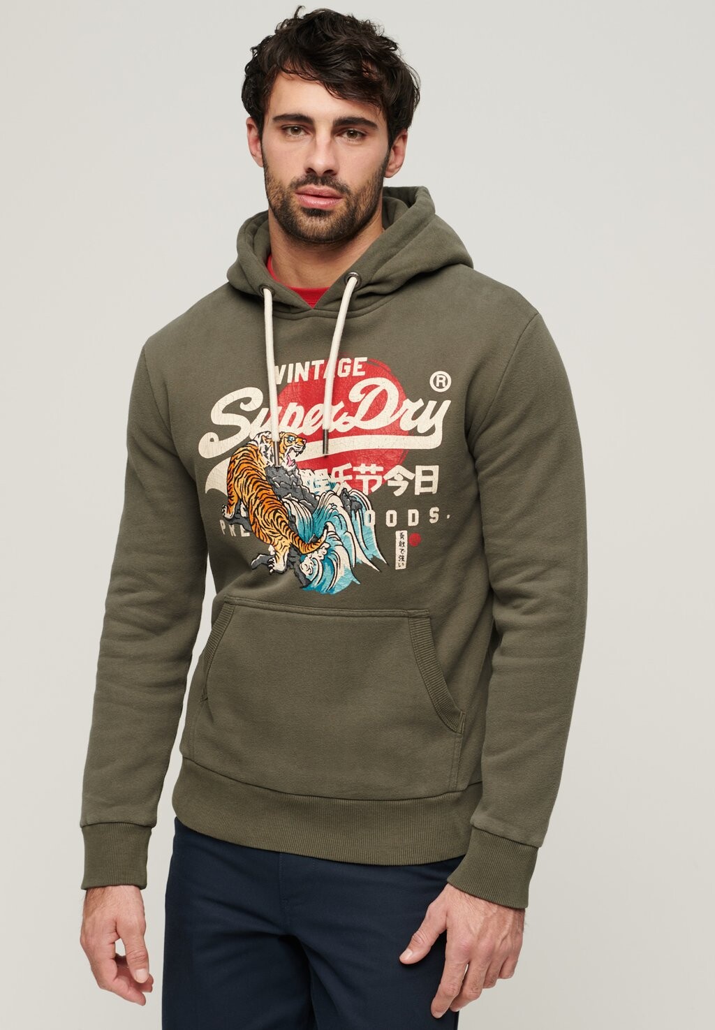 

Толстовка TOKYO VINTAGE LOGO Superdry, хаки