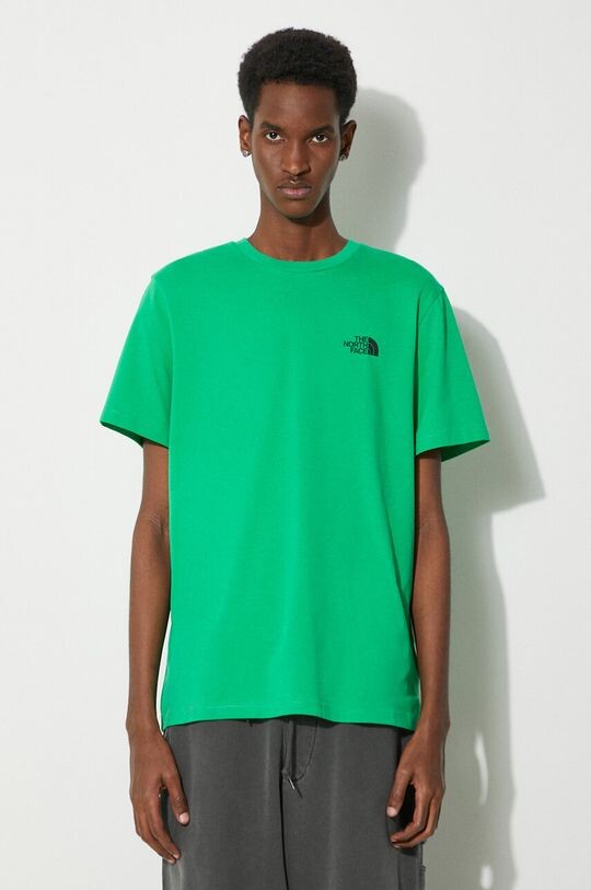 

Футболка MS/S Simple Dome Tee The North Face, зеленый