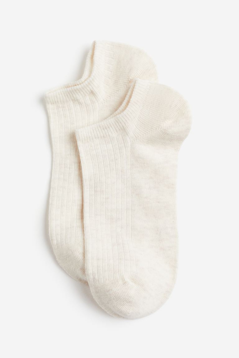 Упаковка из 7 носков-кроссовок H&M, белый рубашка erima zenari 3 0 trikot серый меланж черный темно серый