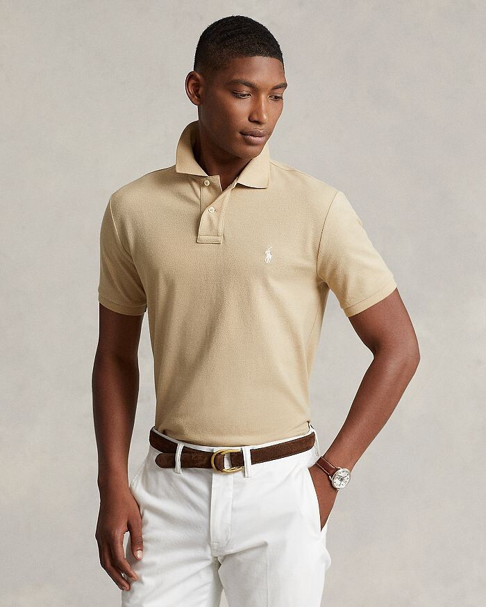 

Рубашка поло Slim Fit Mesh на заказ Polo Ralph Lauren