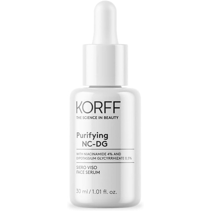 Korff Purifying NC-DG Сыворотка для лица уменьшает выработку кожного сала и придает блеск 30 мл сыворотка для чистоты кожи и уменьшения расширенных пор korff purifying nc dg face serum 30 мл