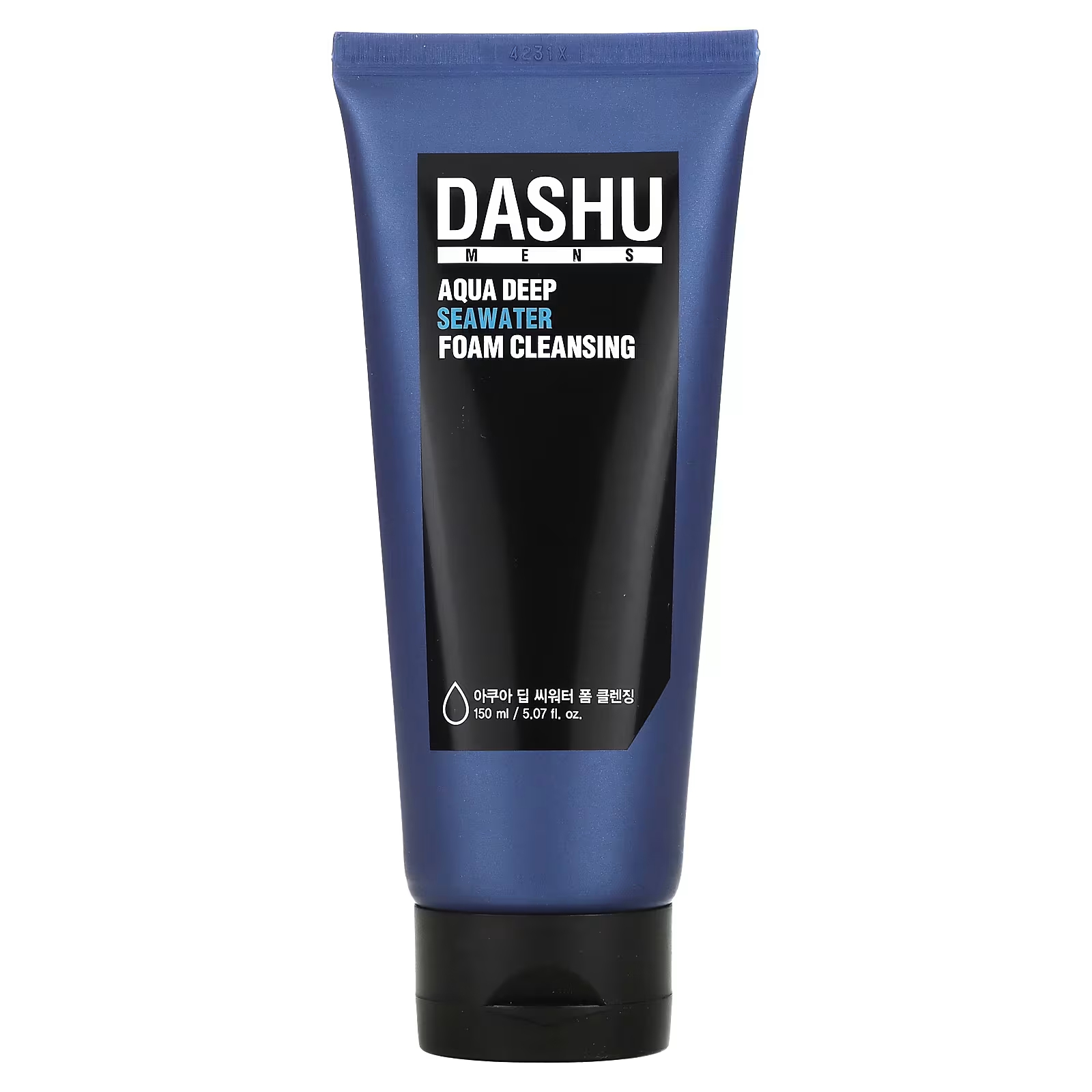 Dashu Mens Aqua Очищающая пенка с морской водой, 5,07 жидких унций (150 мл) натуральный крем для волос dashu daily 5 07 жидких унций 150 мл