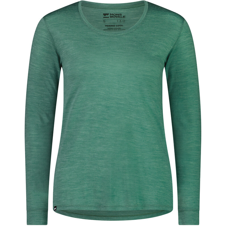

Женская куртка Zephyr Merino Cool с длинными рукавами Mons Royale, зеленый