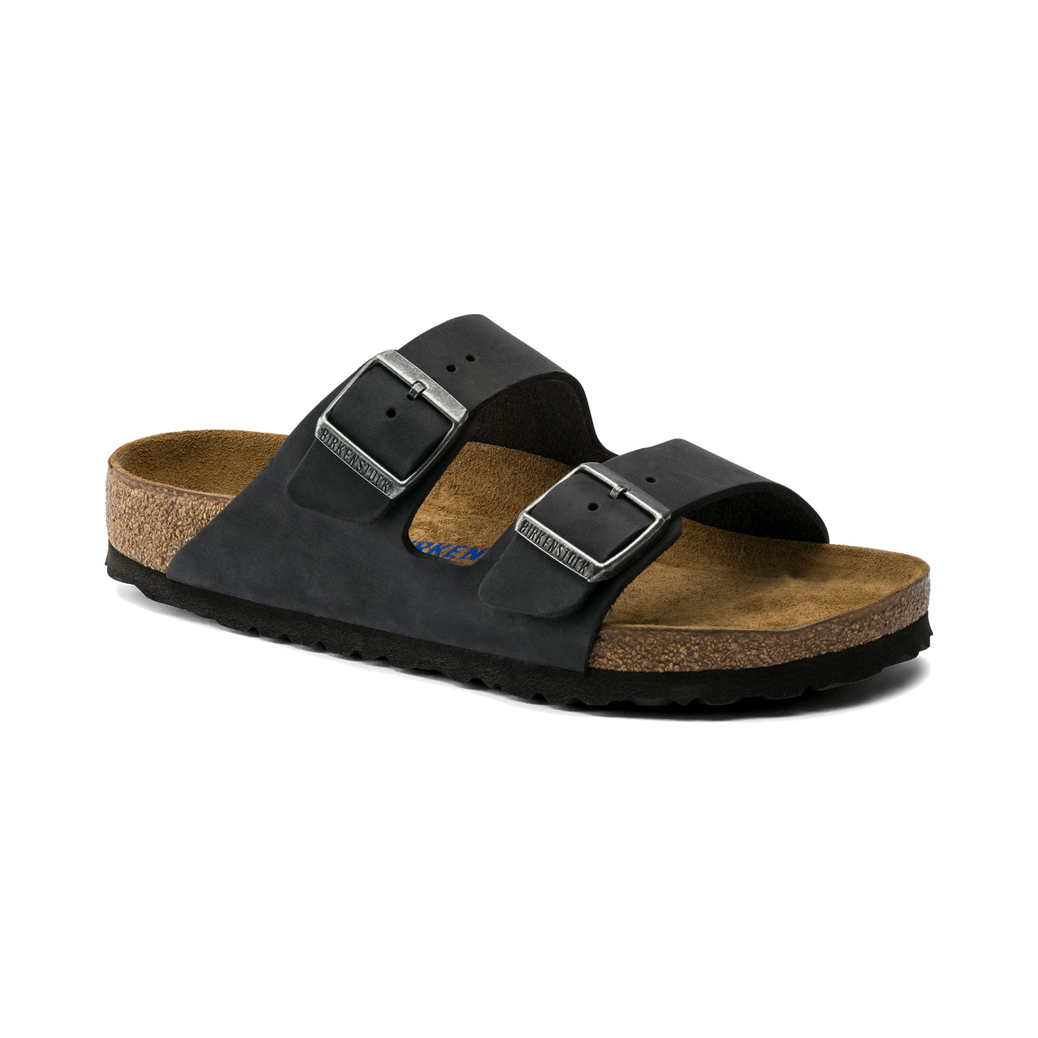 

Мюли Birkenstock Arizona Nubuck, черный