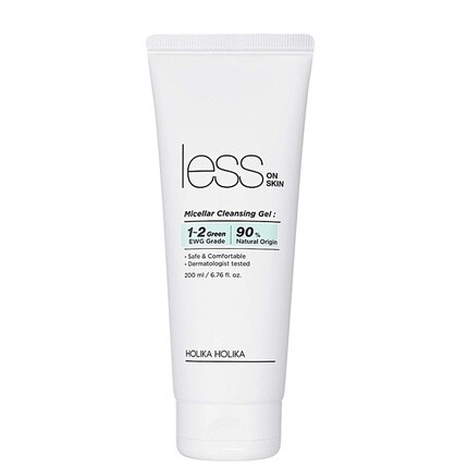 

Мицеллярный очищающий гель Less On Skin, Holika Holika
