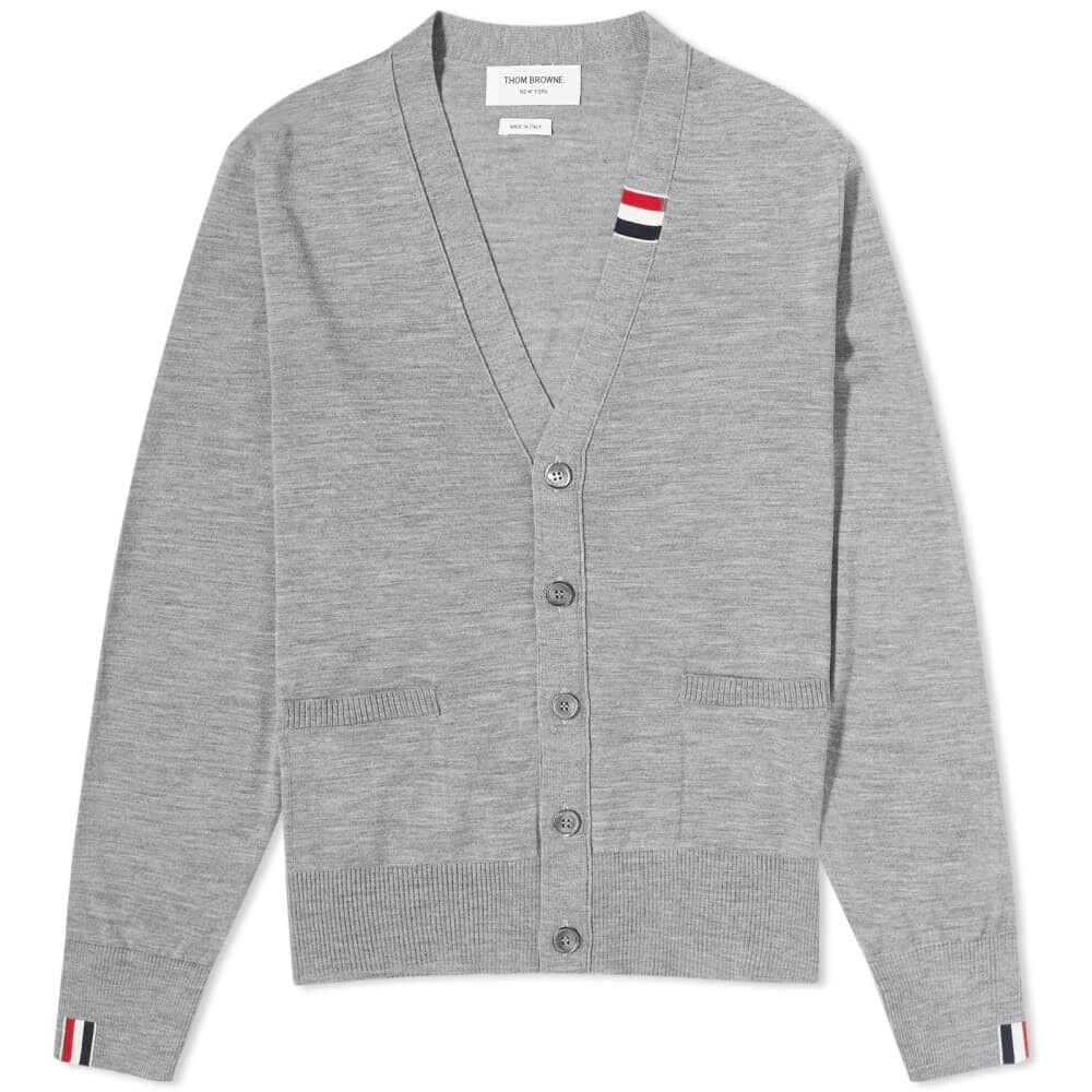 

Кардиган в полоску интарсии Thom Browne