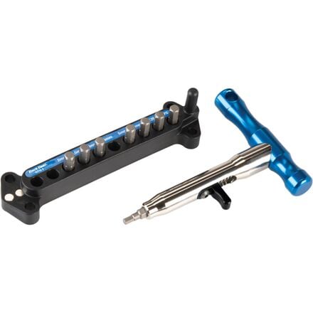 Набор быстросменных бит QTH-1 Park Tool, цвет Blue/Silver отвертка с магнитным держателем и битами felo 37604105