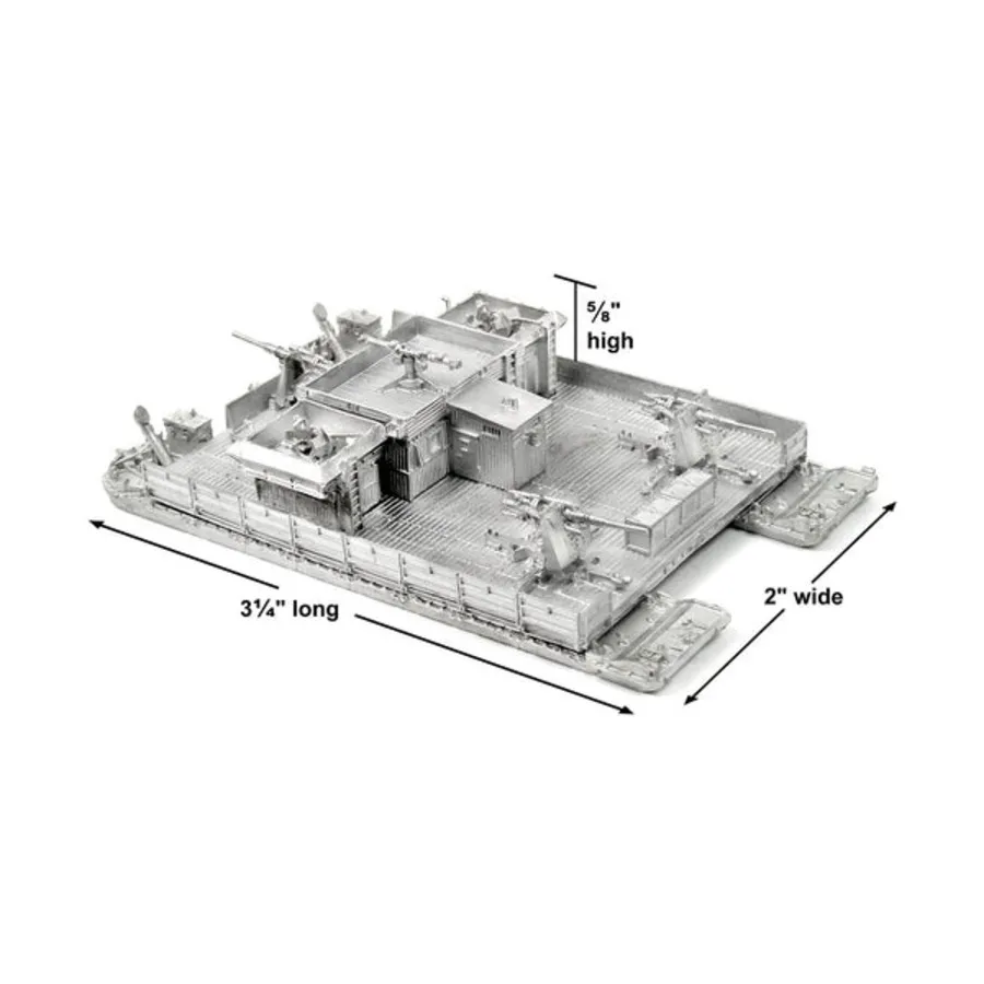 

Siebel Ferry Flak AA, WWII Micro Armour - Germany - Self Propelled and Towed Flak Guns (1:285)