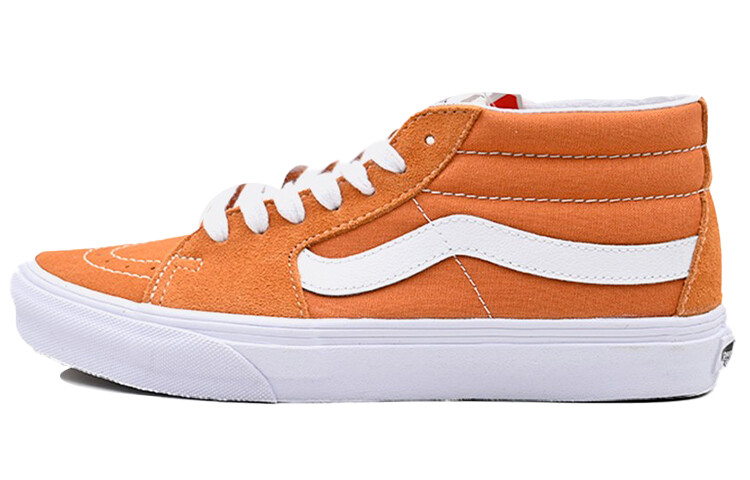 

Туфли для скейтбординга унисекс Vans Sk8 Mid оранжевые