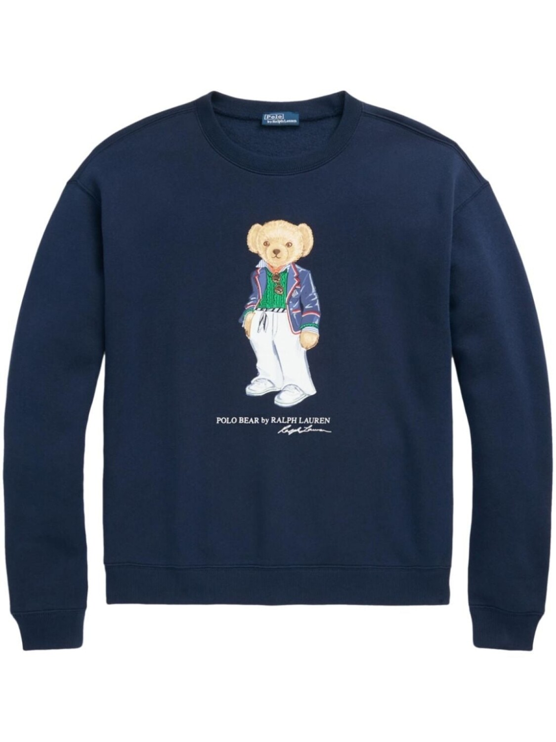 

Polo Ralph Lauren толстовка с принтом Polo Bear, синий