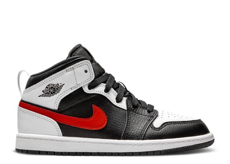 

Кроссовки AIR JORDAN 1 MID PS 'CHILE RED', черный