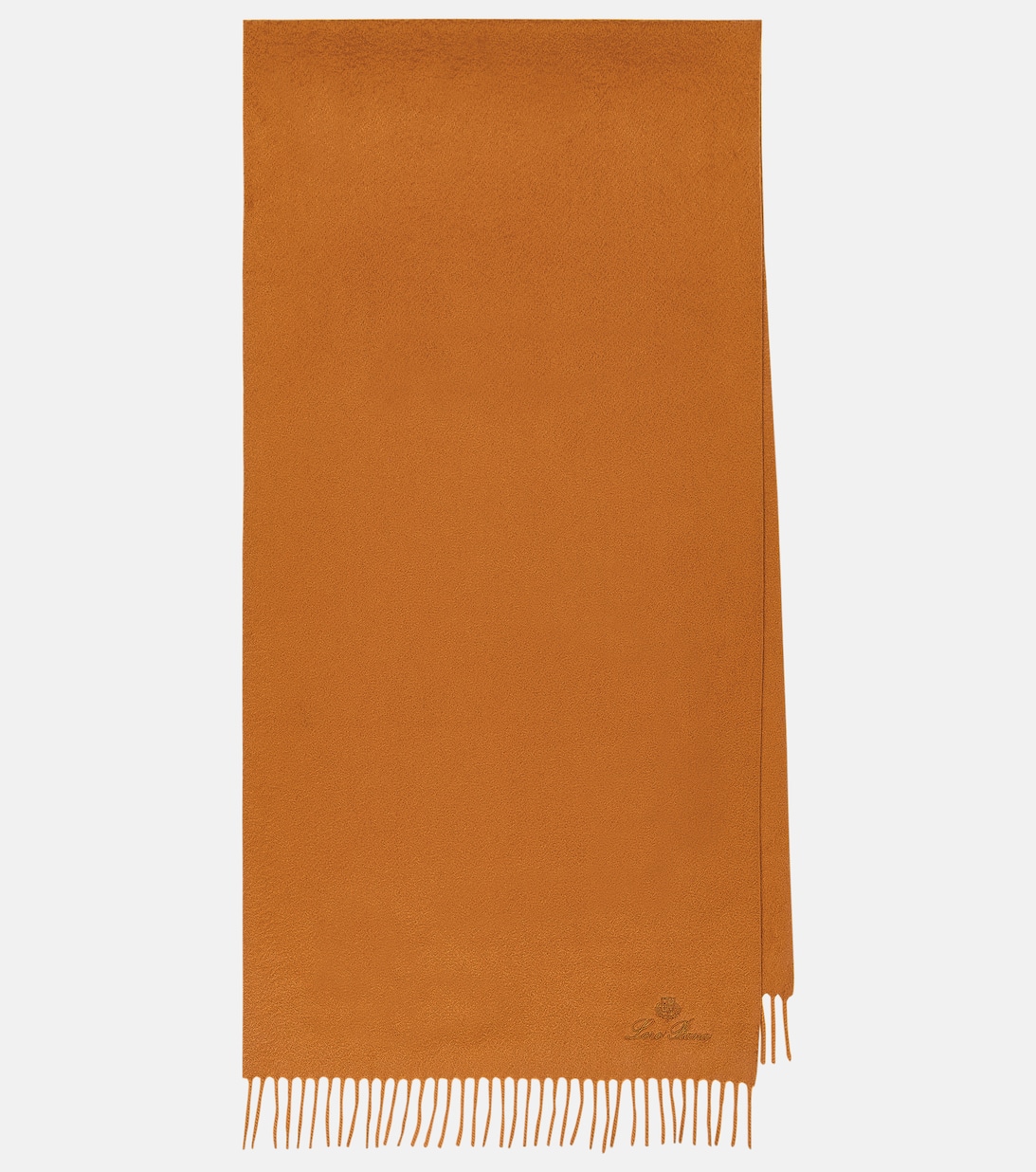 Кашемировый шарф Loro Piana, коричневый
