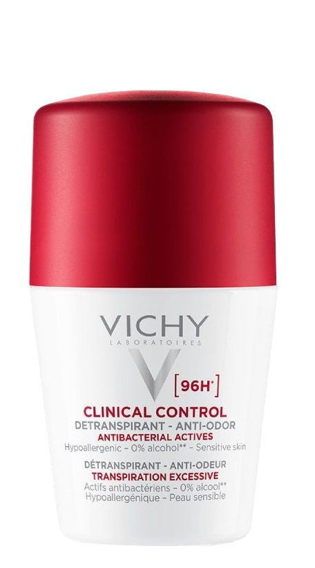 Vichy Clinical Control 96h антиперспирант для женщин, 50 ml шариковый дезодорант 96h clinical control 50мл