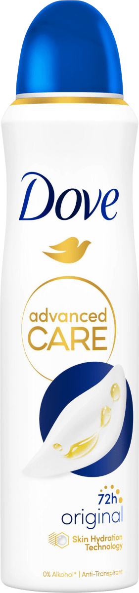 Антитранспирант Деоспрей Advanced Care Original 150мл Dove деоспрей clean comfort с цинк комплексом 150мл dove men care