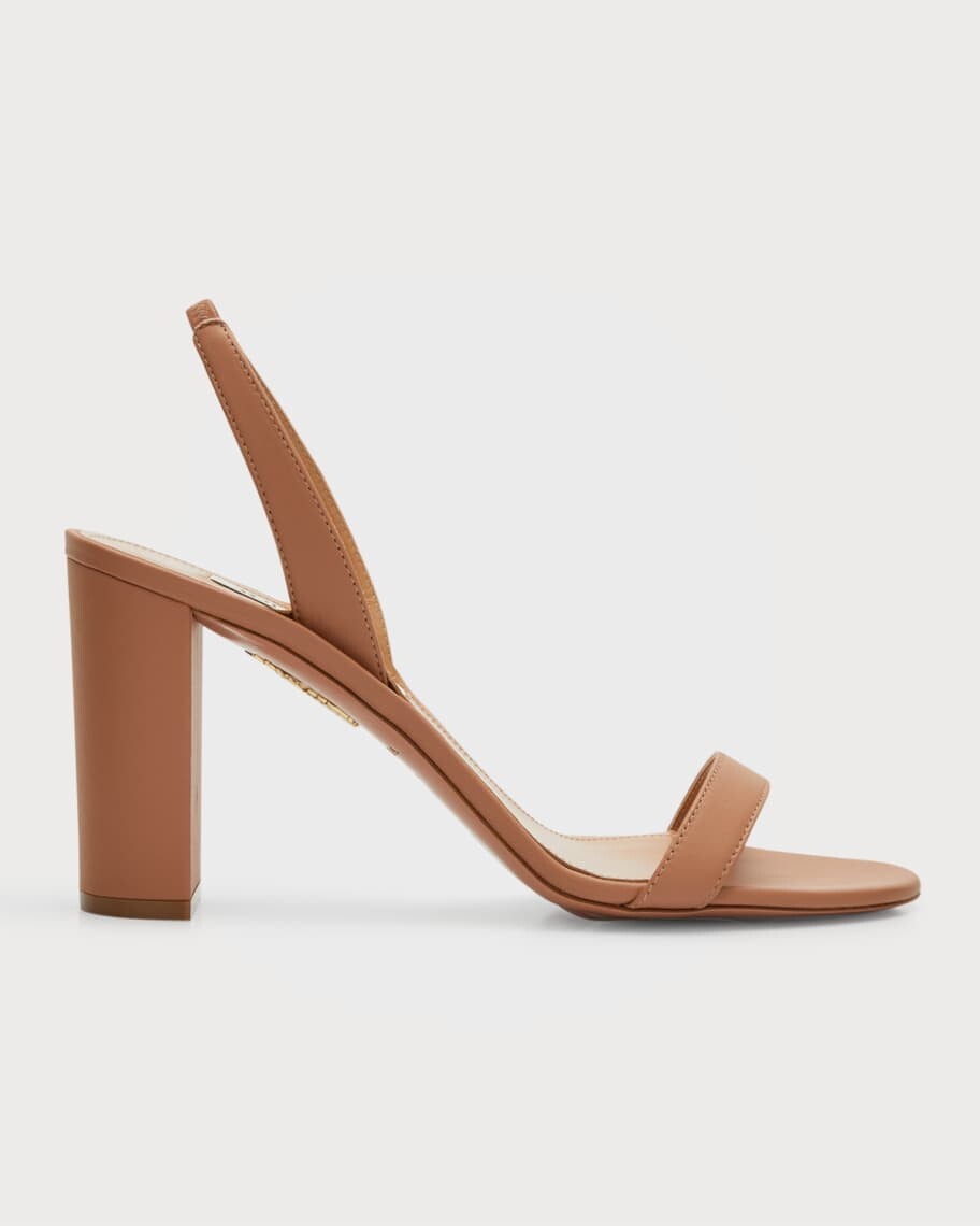

Сандалии So Nude из кожи ягненка с лямкой на шее Aquazzura
