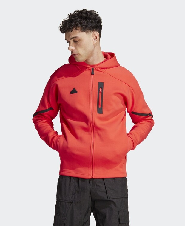 

Худи с капюшоном adidas Sportswear, красный