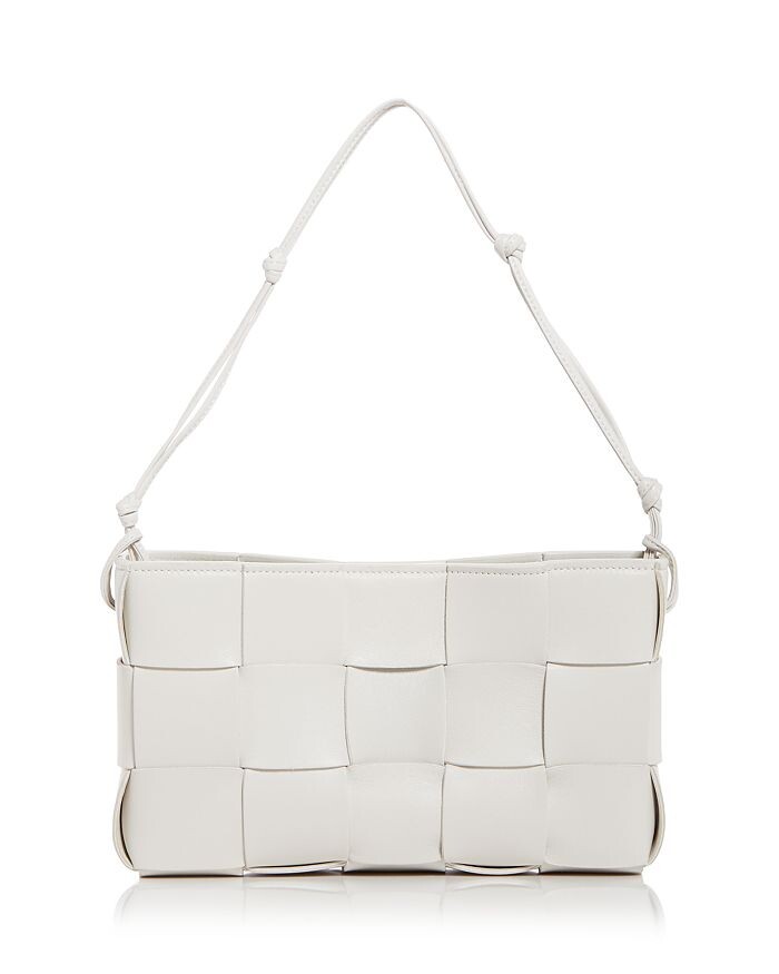 

Сумка через плечо из плетеной кожи на кассете Bottega Veneta