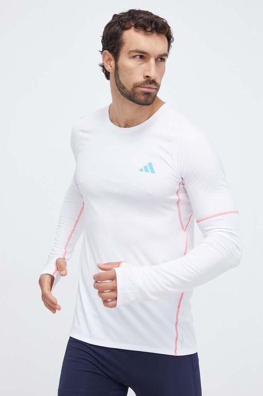 

С длинным рукавом для бега Adizero Adidas Performance adidas, белый