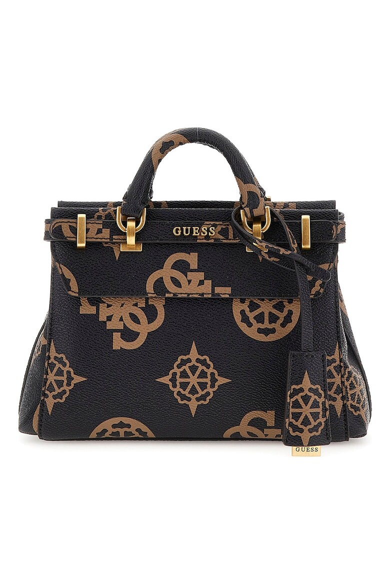

Сумка Sestri из экокожи с монограммой Guess, черный