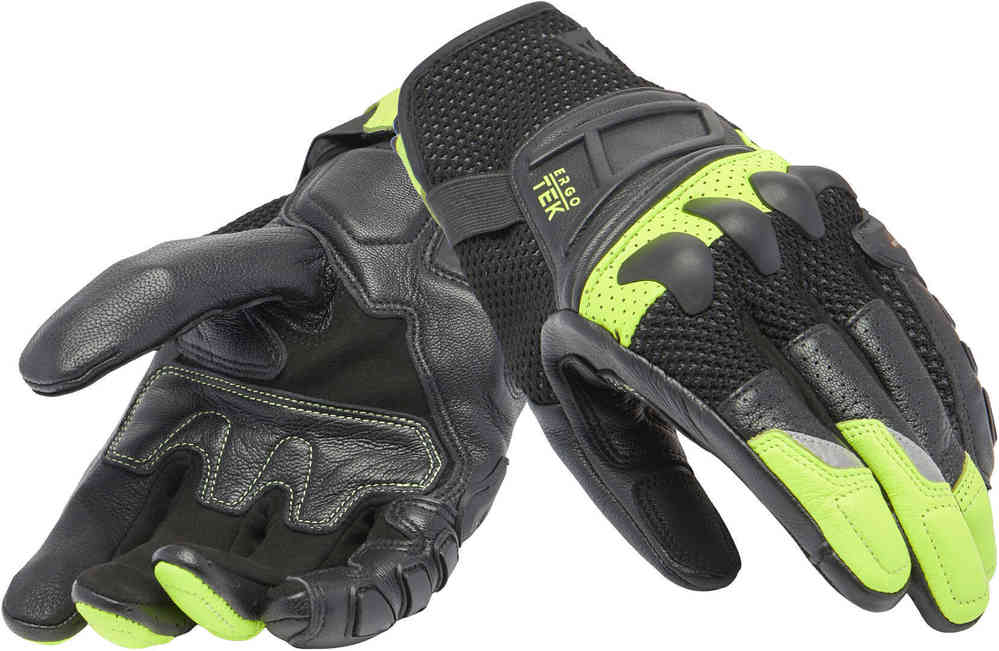 Мотоциклетные перчатки X-Ride 2 Ergo-Tek Dainese, черный желтый цена и фото