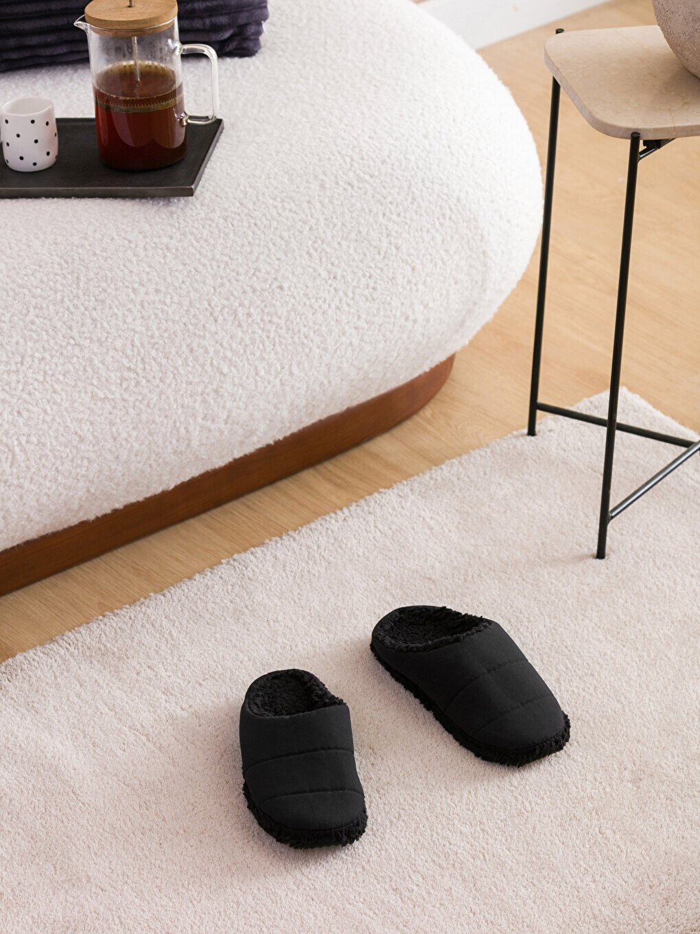 

Женские домашние тапочки в одинарную полоску LCW HOME