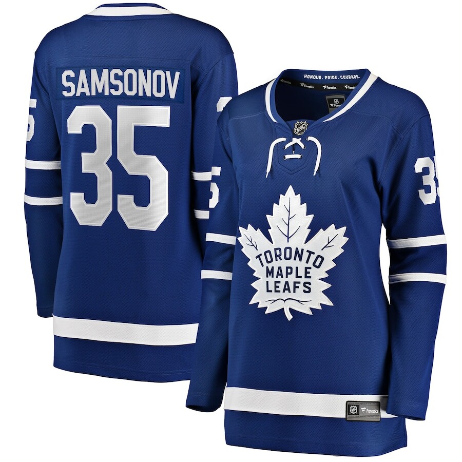 

Джерси Fanatics Branded Toronto Maple Leafs, синий