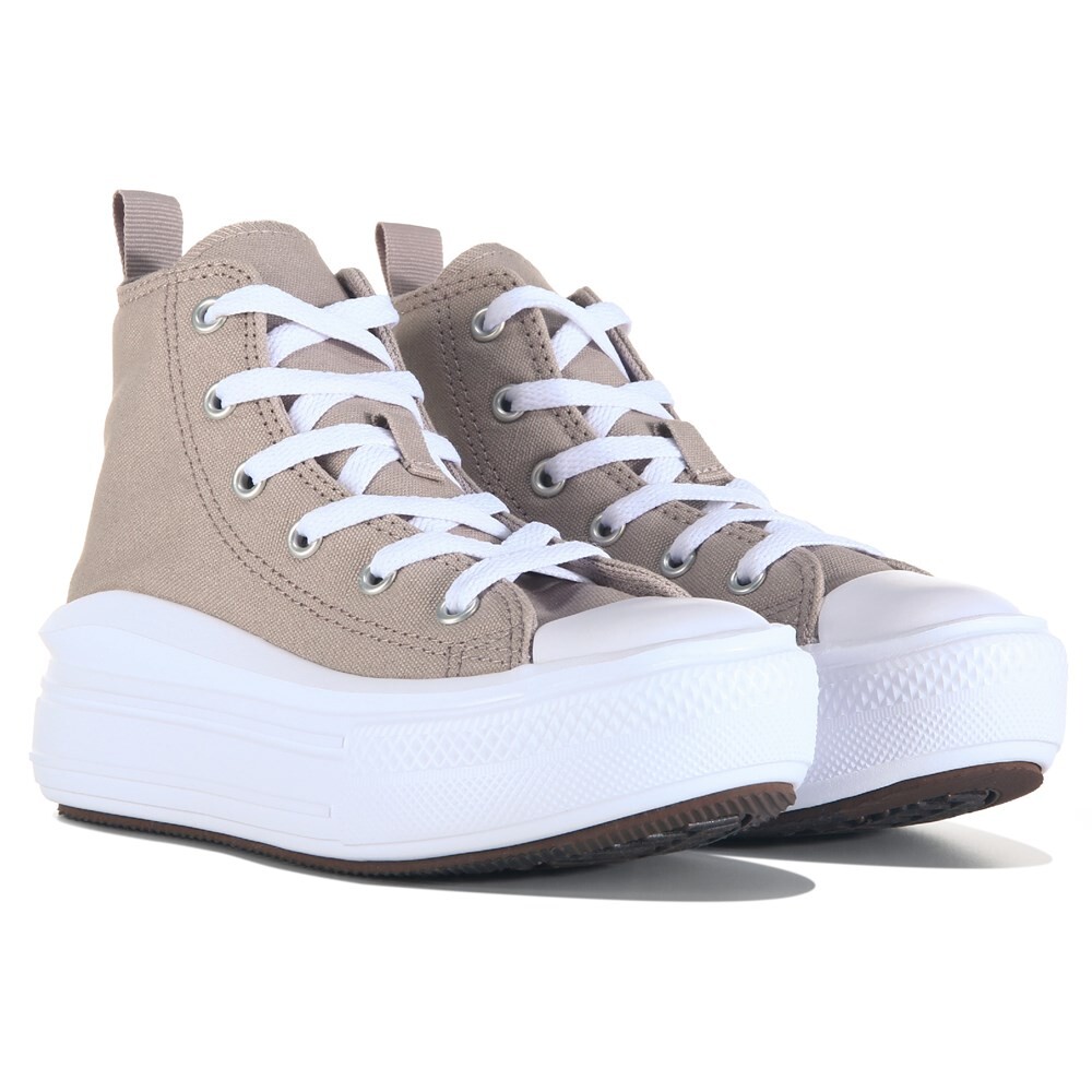 

Детские высокие кеды Chuck Taylor All Star Move Little Kid Converse, серый