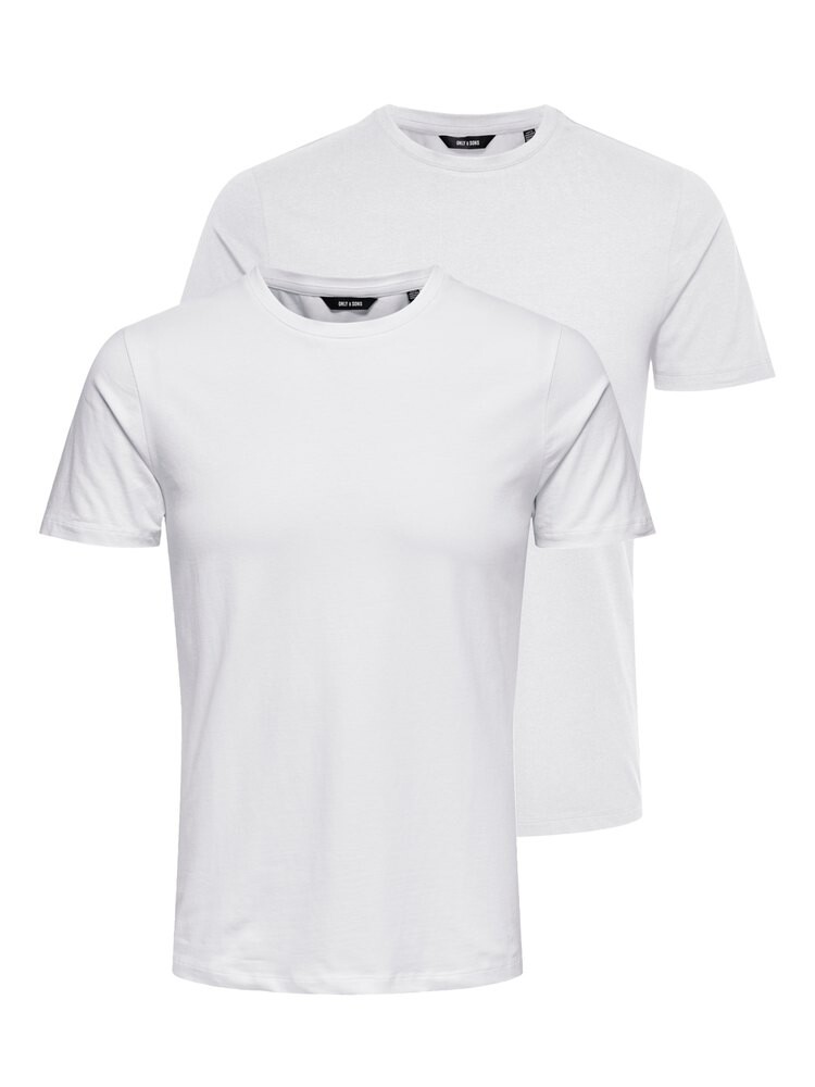 

Футболка Only & Sons Slim Fit Collar & Sons Onsiason, белый