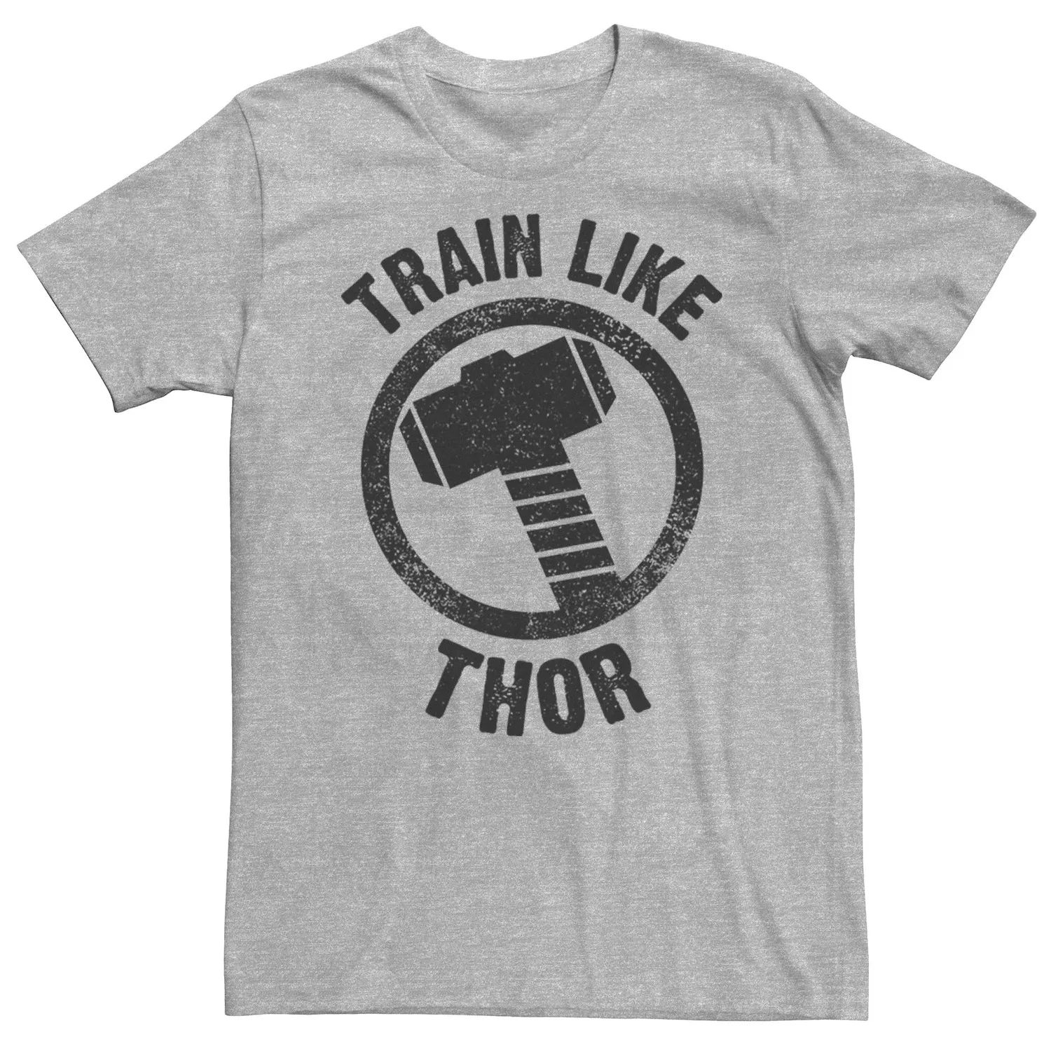 Мужская футболка с эмблемой Marvel, построенная как Тор