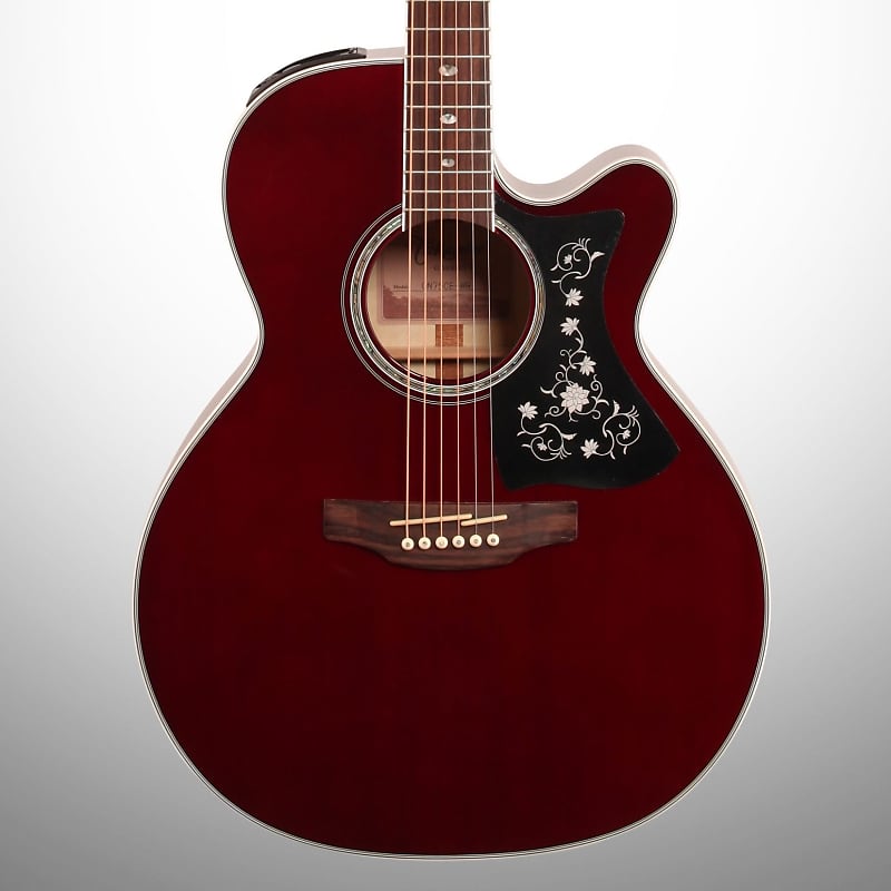 Акустическая гитара Takamine GN75CE Acoustic-Electric Guitar, Wine Red акустическая гитара с аксессуарами flight f 230c wine red bundle 1