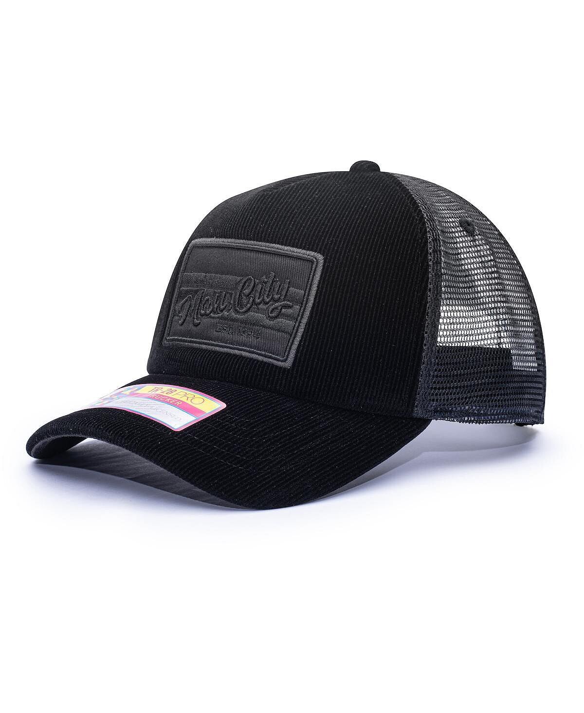 

Мужская черная кепка Manchester City Signature Trucker Snapback Fan Ink