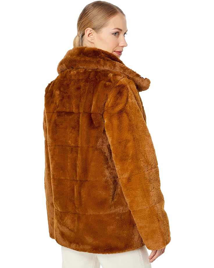 Пальто NVLT Ladies Bunny Faux Fur Coat, цвет Cognac цена и фото