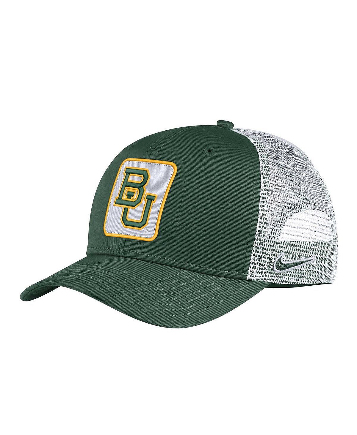 

Мужская зеленая кепка Baylor Bears Classic99 Trucker Snapback Nike