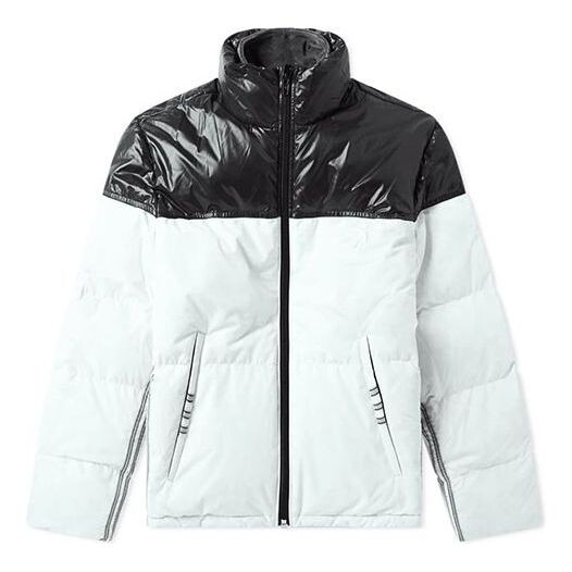 

Пуховик Men's adidas originals x alexander wang Crossover Translucent Ripstop Contrast Color Stitching Mint Green Down Jacket, зеленый