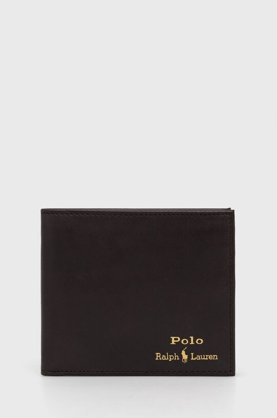 

Кожаный кошелек 405803865001 Polo Ralph Lauren, коричневый