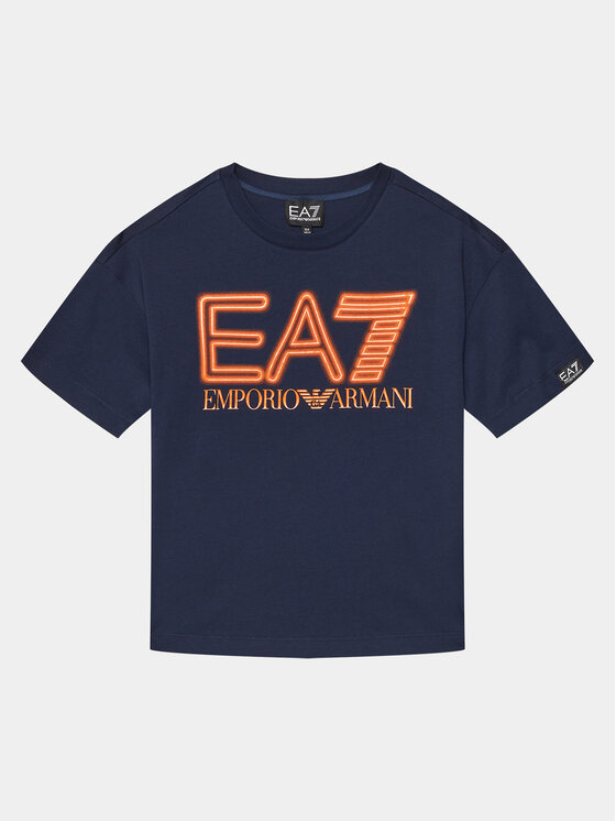 

Футболка стандартного кроя Ea7 Emporio Armani, синий