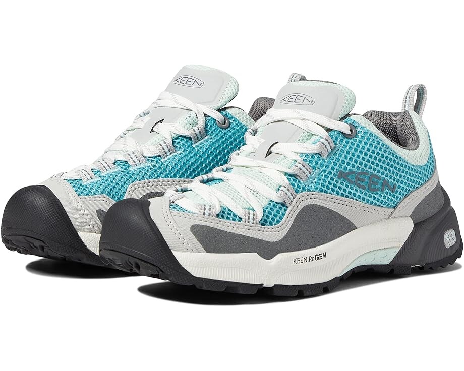 

Походные ботинки KEEN Wasatch Crest Vent, цвет Porcelain/Blue Glass