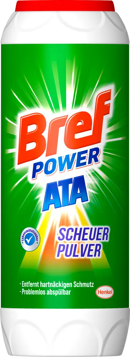 Чистящий порошок Power ATA 500г Bref порошок чистящий sorti 500г лимон