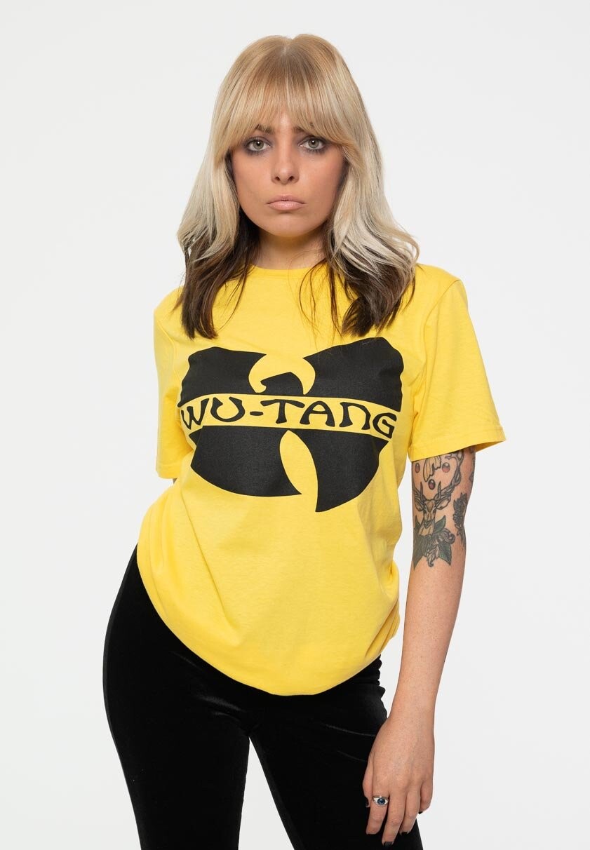

Футболка с принтом WU-TANG CLAN KATANA LOGO Paradiso Clothing, желтый