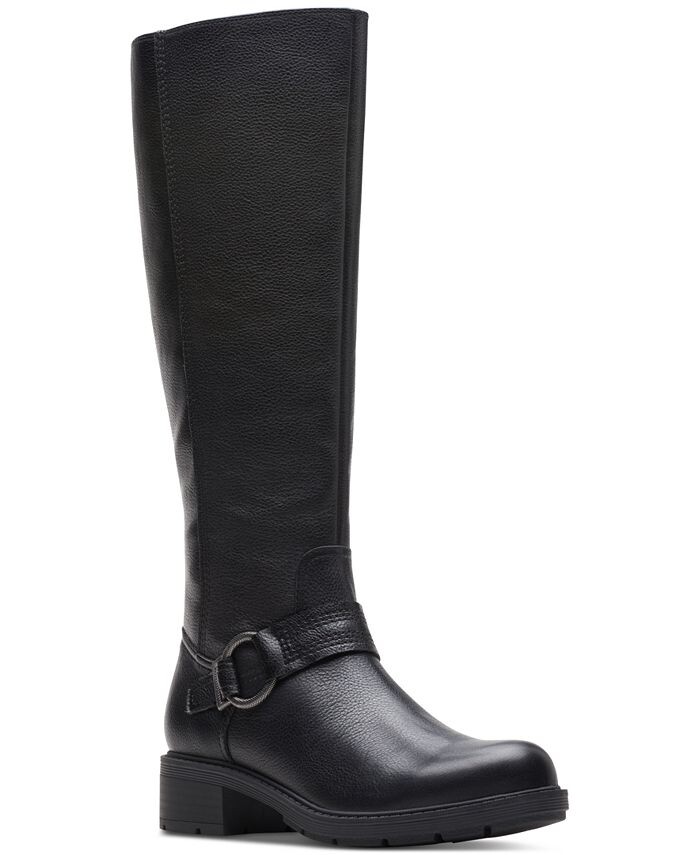

Сапоги для верховой езды Hearth Rae Harness с пряжками Clarks, черный